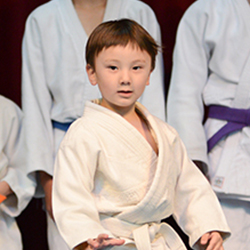 Young martial artist
